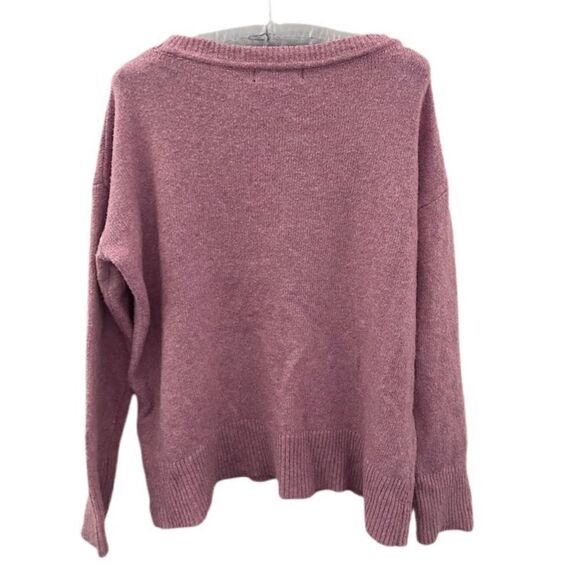 Ellen Tracy Heathered Pink Sweater - Picture 2 of 5